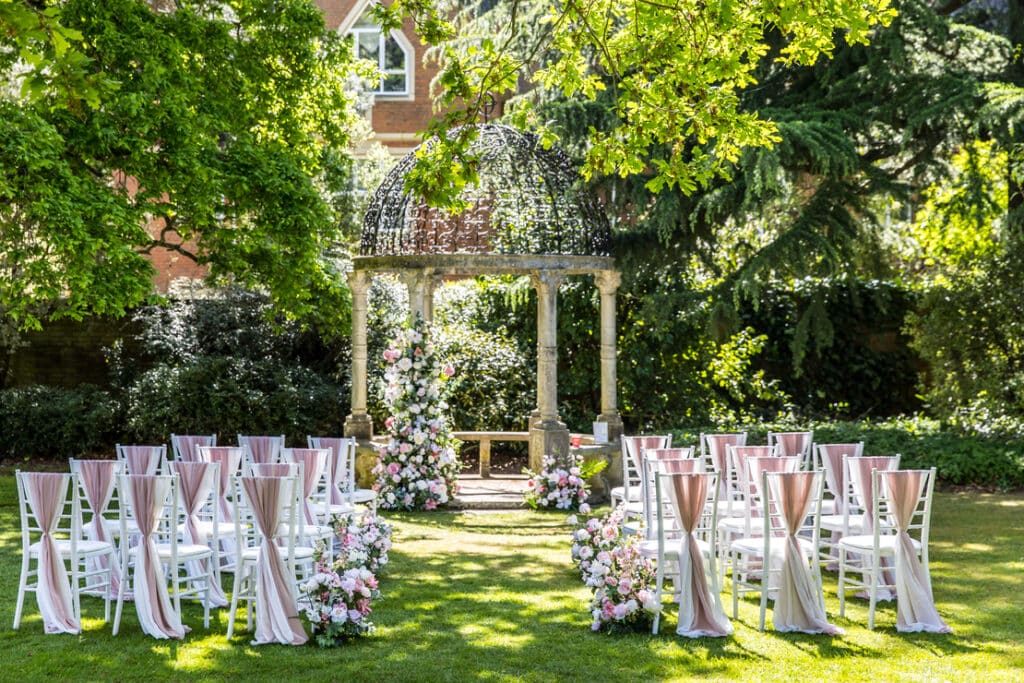 Outdoor Wedding Venue in Surrey at Warren House Hotel