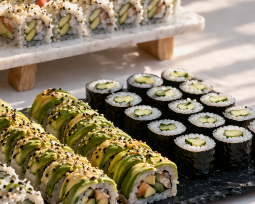 Sushi canape